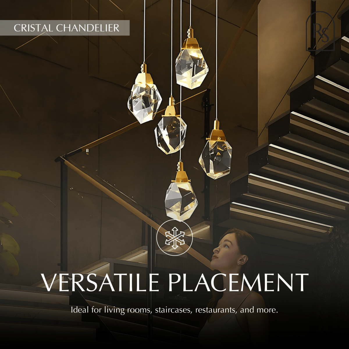 Cristal Chandelier - Nuvé