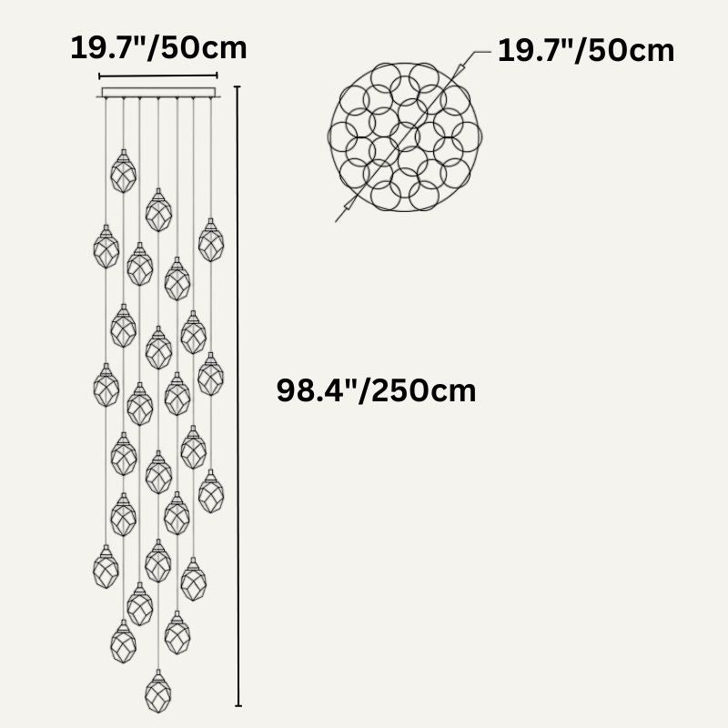Cristal Chandelier - Nuvé