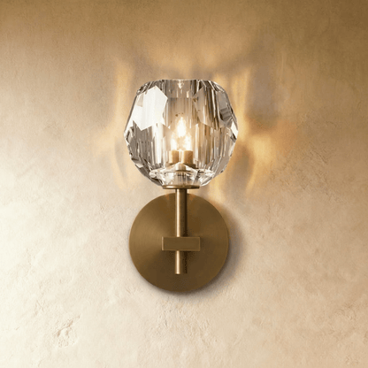 Cristo Wall Lamp by Residence Supply featuring a sleek metal design with a modern, minimalist look for indoor lighting.
