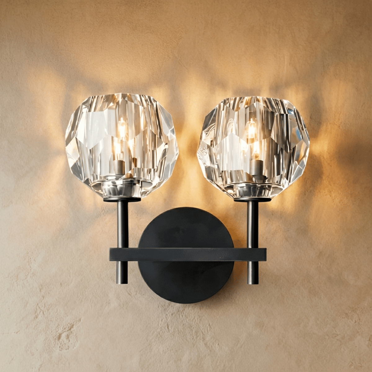 Cristo wall lamp by Residence Supply featuring a sleek, modern design with a metallic finish and adjustable arm for wall lighting.