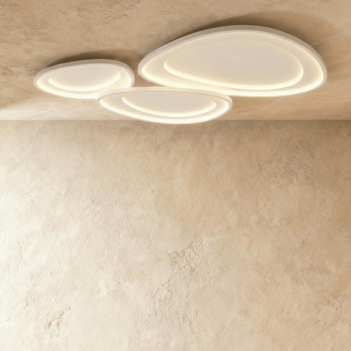 Modern Cruz ceiling light fixture by Residence Supply with sleek metal design and integrated LED lighting.