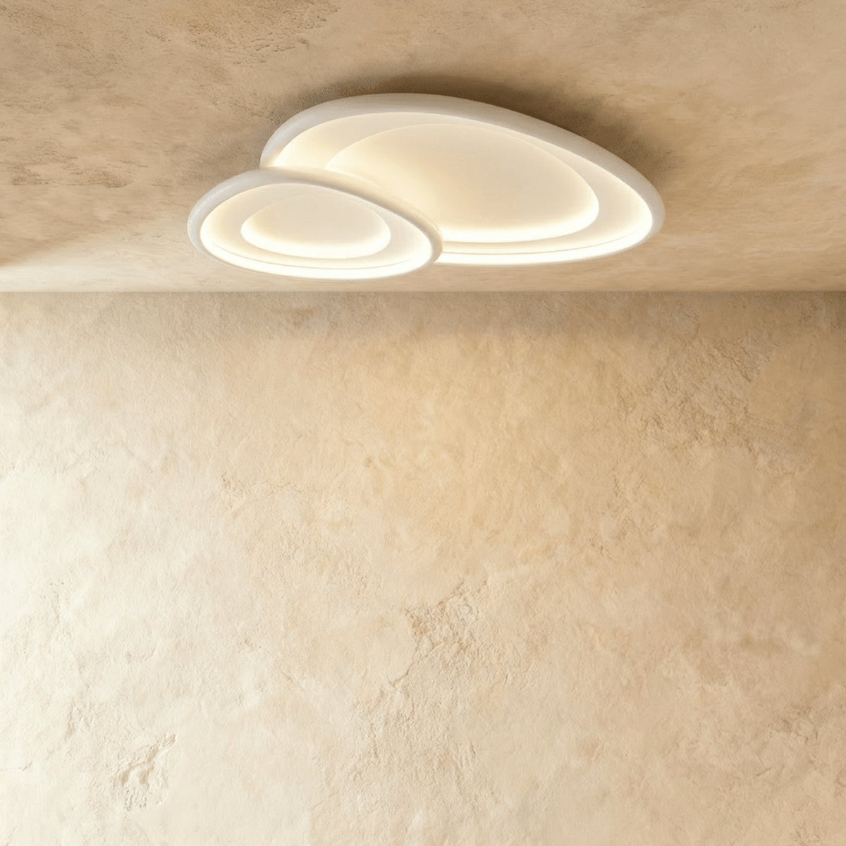 Modern Cruz Ceiling Light by Residence Supply with sleek metal finish and integrated LED lighting, ideal for contemporary living spaces.