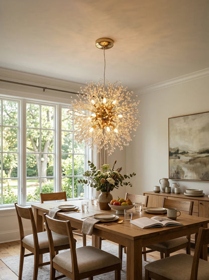 Crystal Dandelion Chandelier