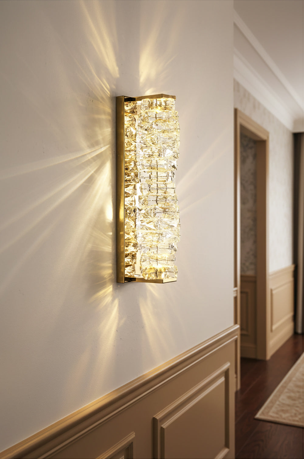 Crystal Laminated Wall Light - Nuvé