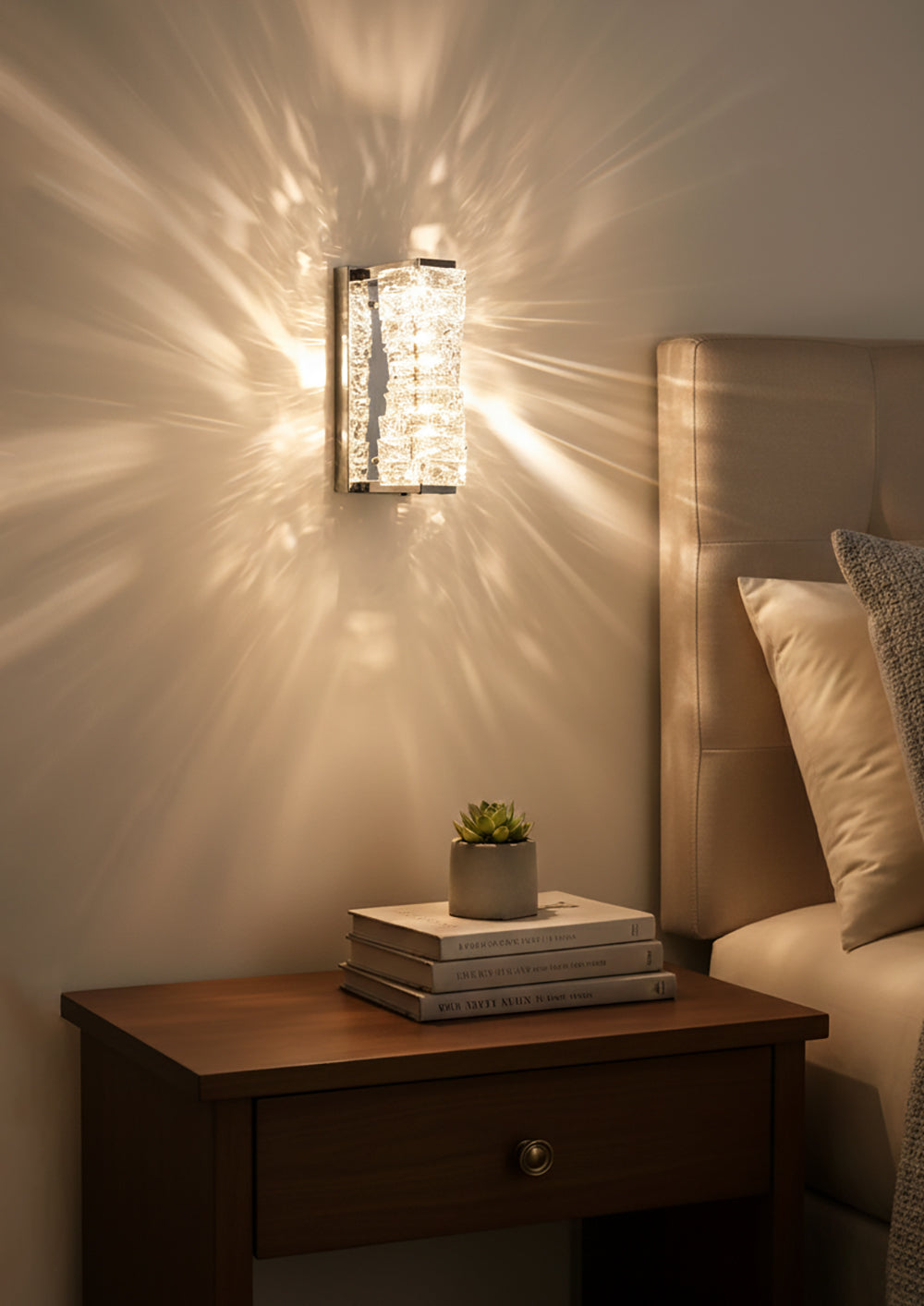 Crystal Laminated Wall Light - Nuvé