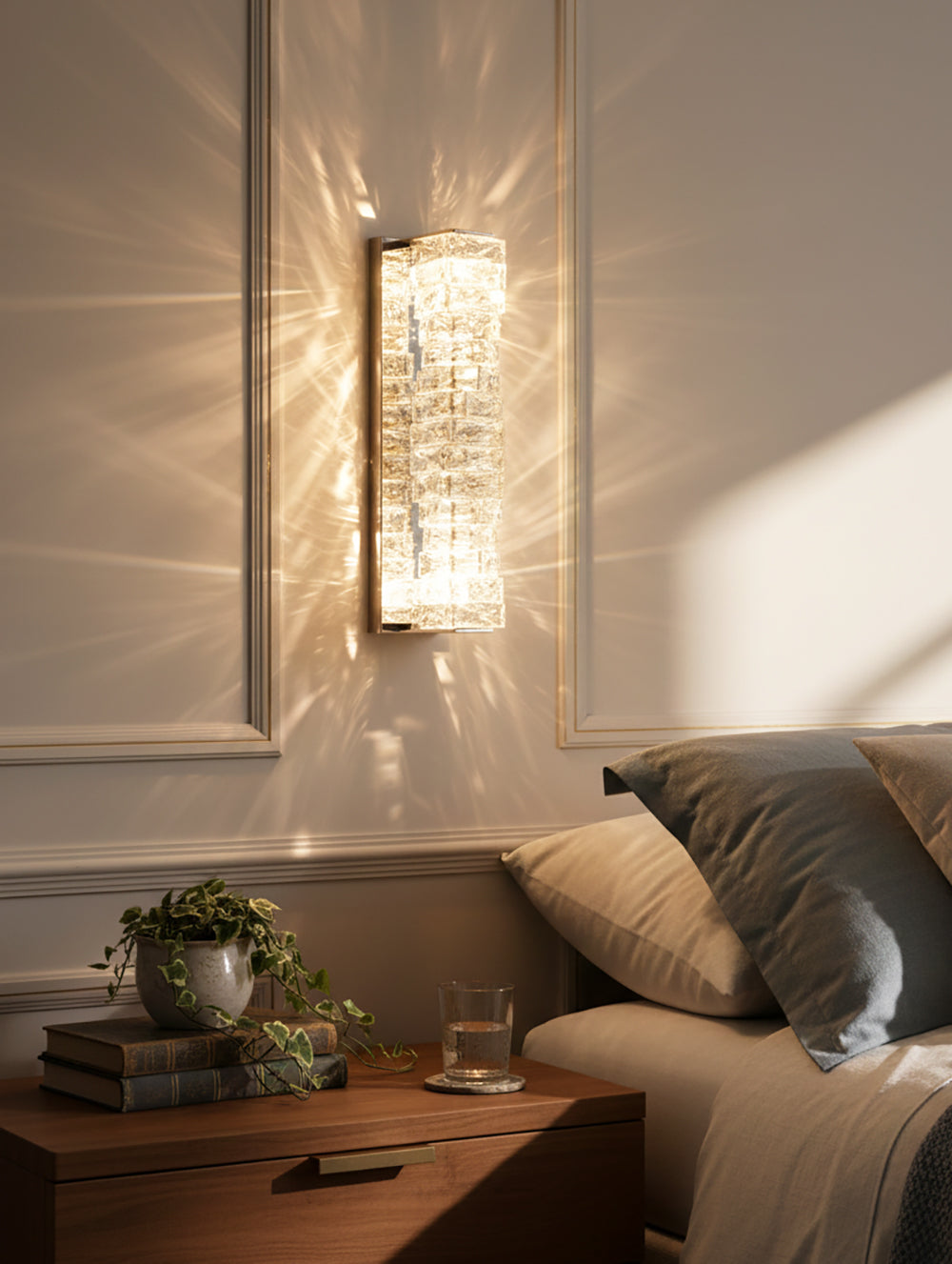 Crystal Laminated Wall Light - Nuvé