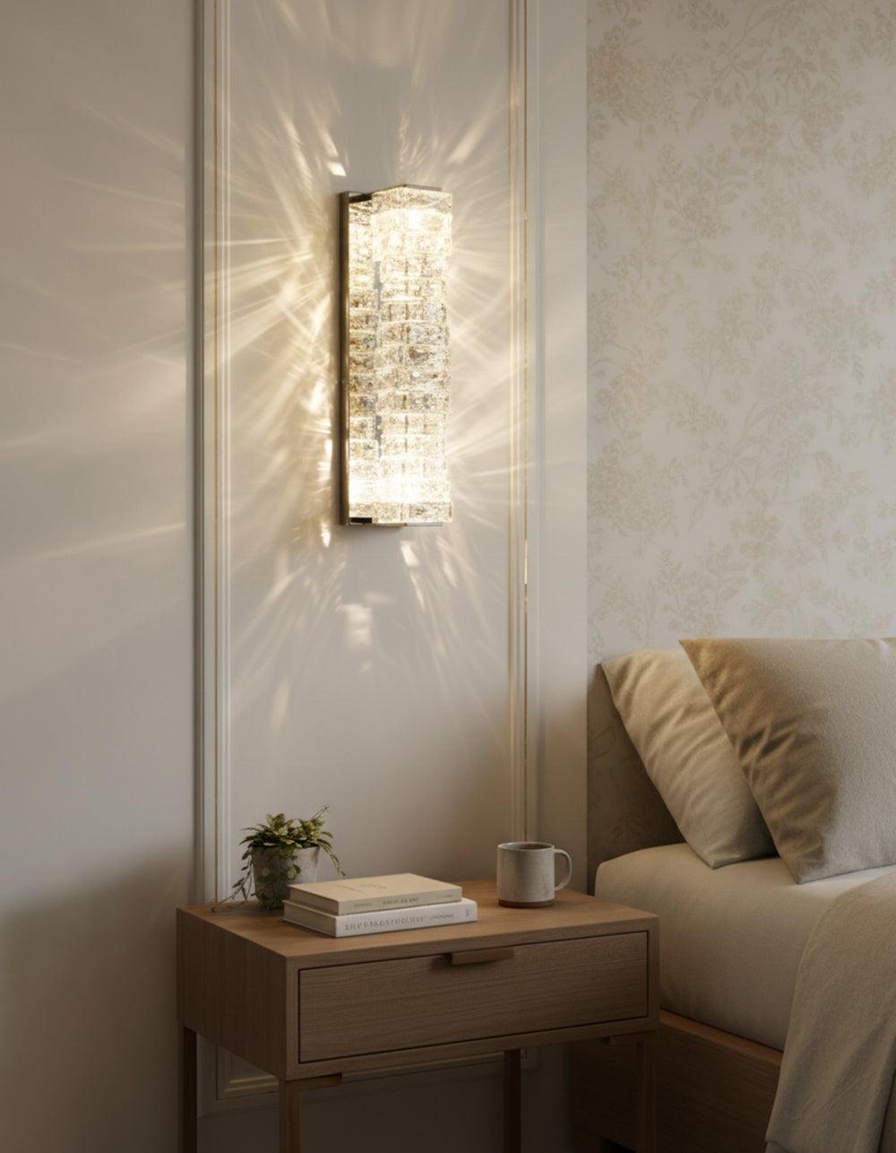 Crystal Laminated Wall Light - Nuvé