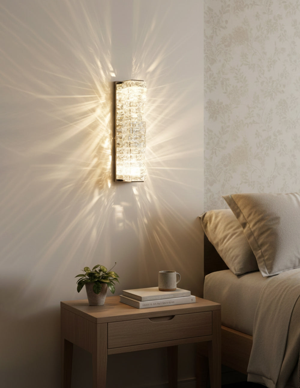 Crystal Laminated Wall Light - Nuvé