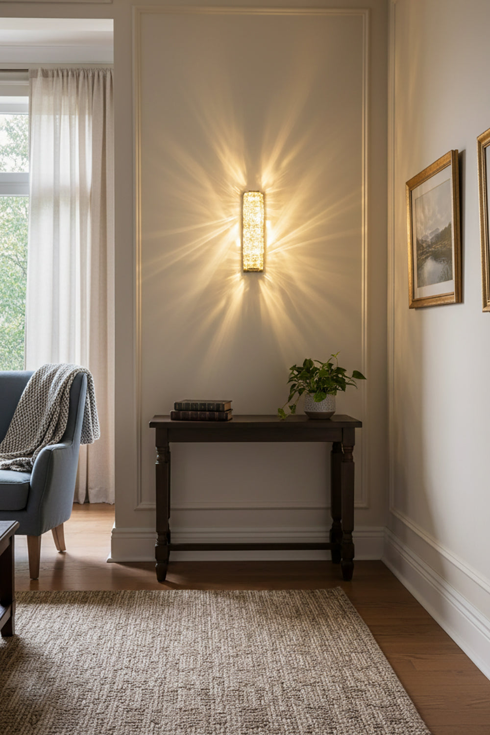 Crystal Laminated Wall Light - Nuvé