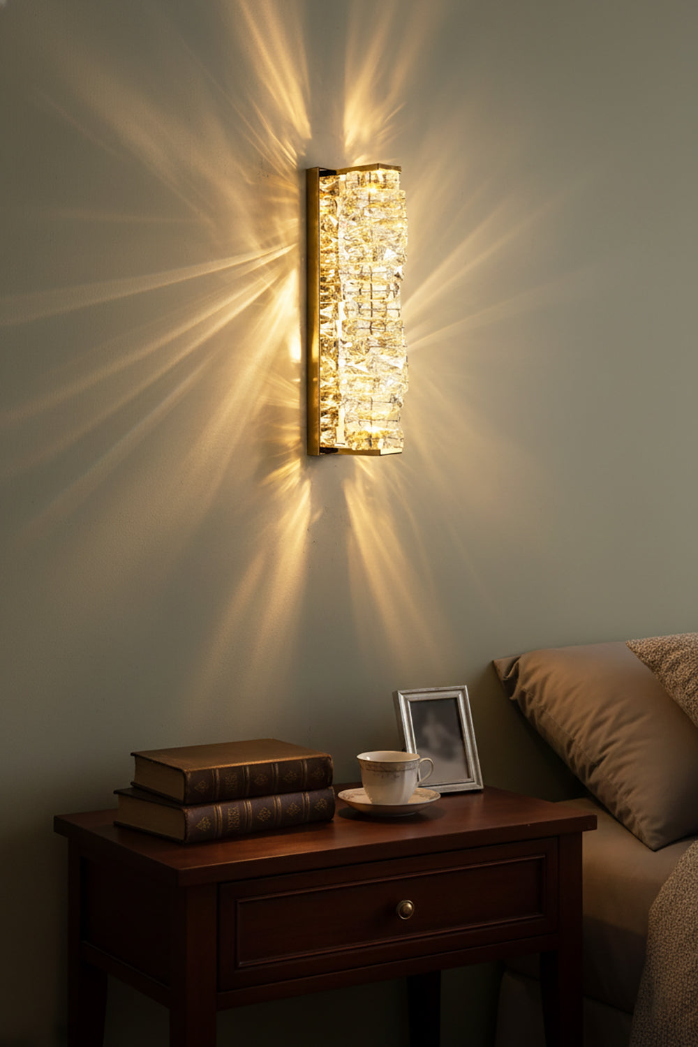 Crystal Laminated Wall Light - Nuvé