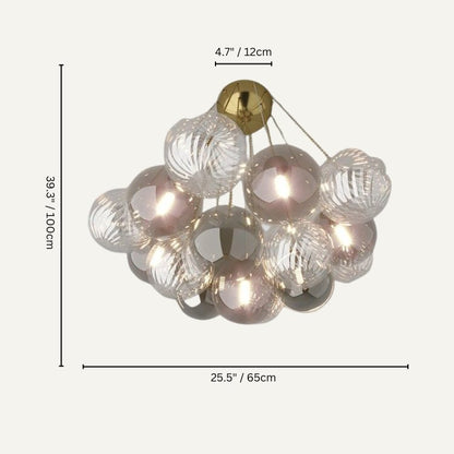 Cuneiform Indoor Chandelier - Nuvé
