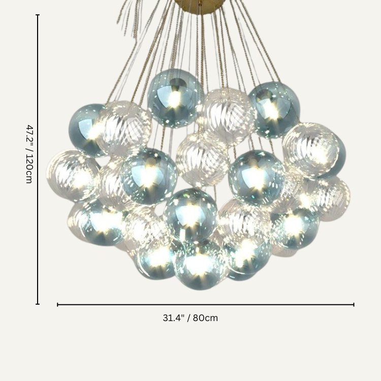 Cuneiform Indoor Chandelier - Nuvé