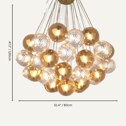 Cuneiform Indoor Chandelier - Nuvé