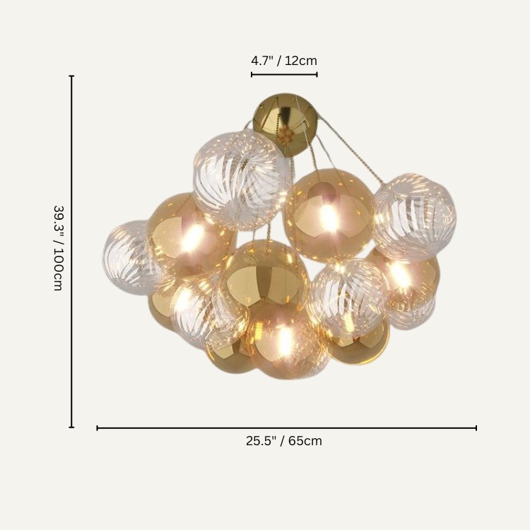 Cuneiform Indoor Chandelier - Nuvé