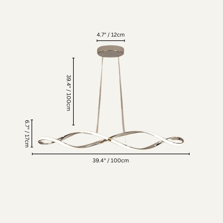 Curlicue Chandelier - Nuvé