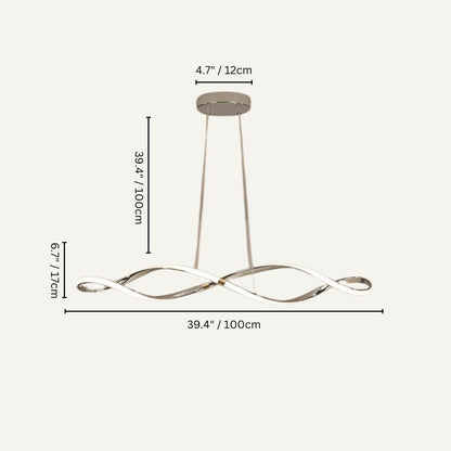 Curlicue Chandelier - Nuvé