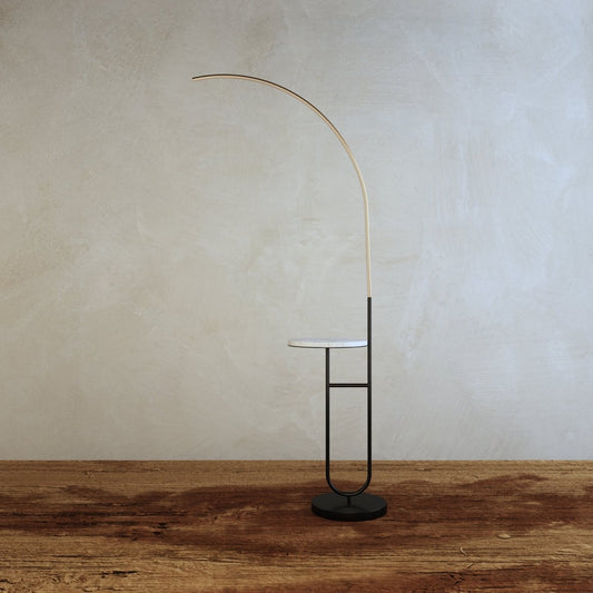 Curva Side Table & Lamp - Nuvé