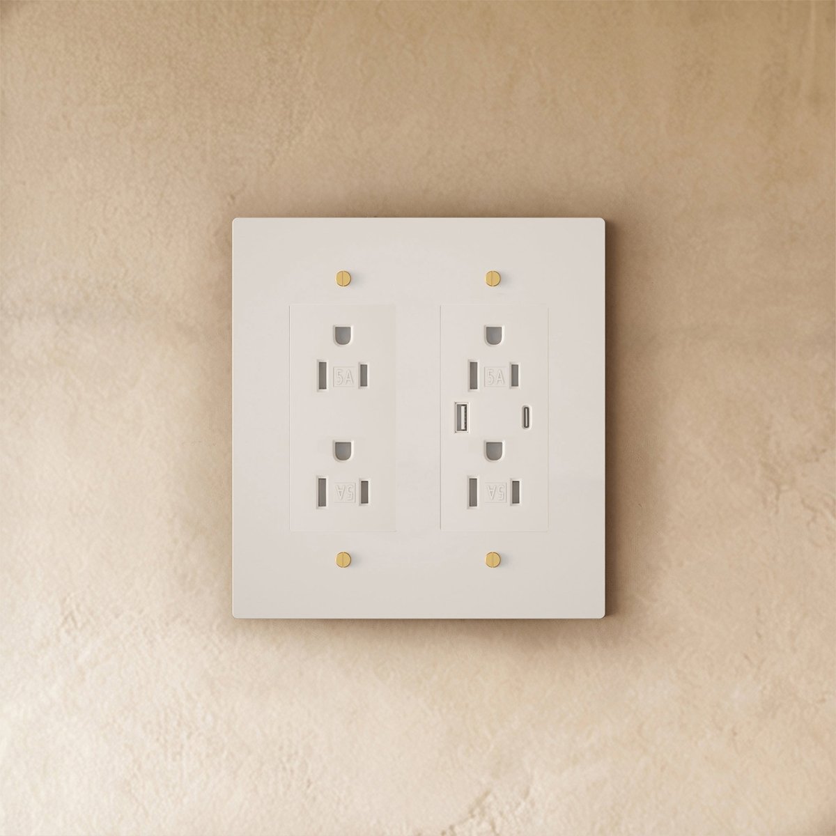 Custom brass light switch by Residence Supply with vintage-style toggle and brass finish, built to your specifications.