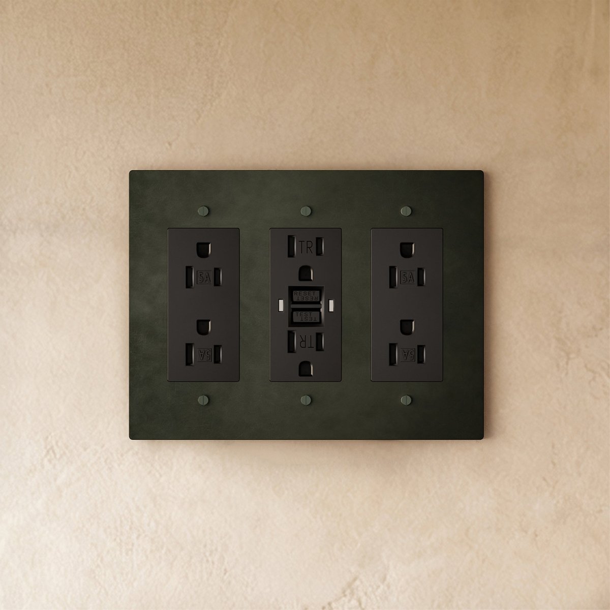 Custom brass light switch by Residence Supply with vintage-style toggle and brass finish, designed for DIY installation.