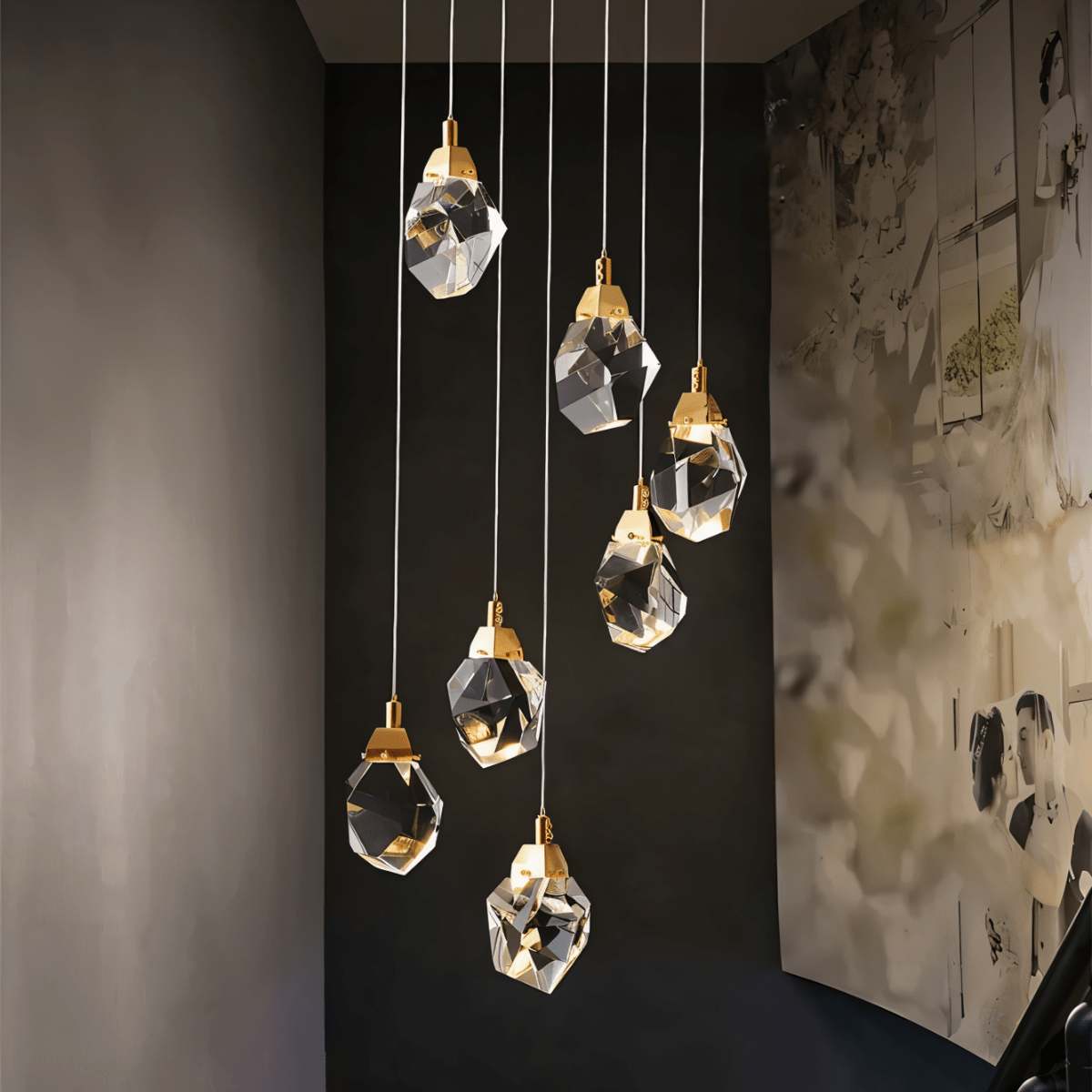 Custom Cristal Chandelier - Nuvé