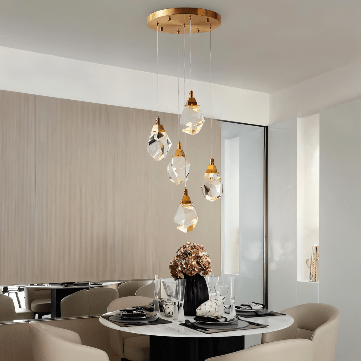 Custom Cristal Chandelier - Nuvé
