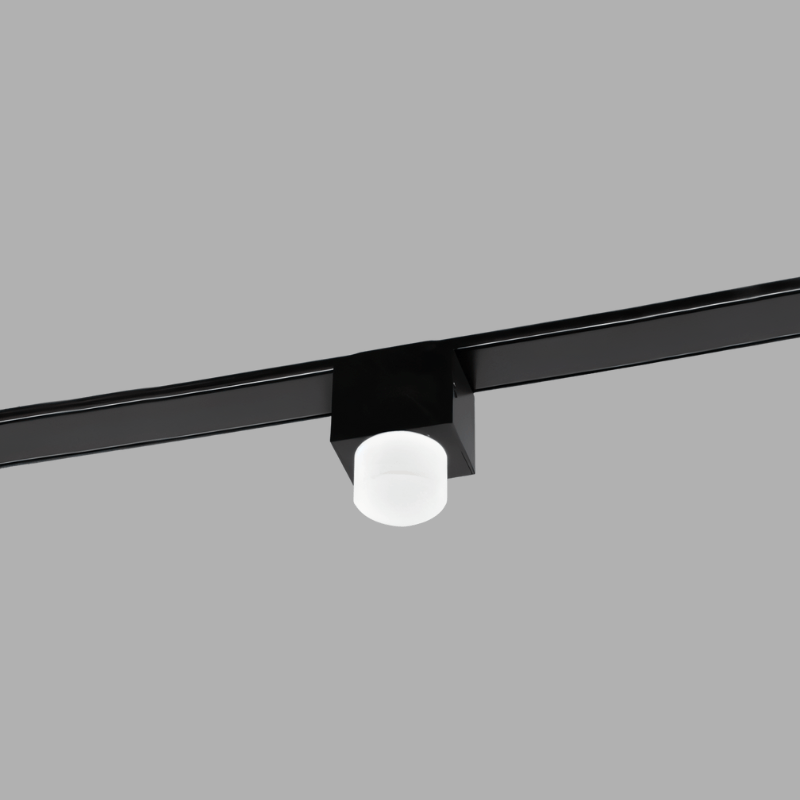 Custom Dawn Track Light System by Residence Supply showing adjustable track lights and mounting hardware for customizable lighting.