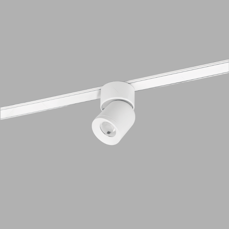 Custom Dawn Track Light System by Residence Supply, showing customizable track lighting components on a white background.