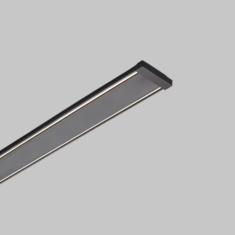 Custom Dawn Track Light System by Residence Supply with adjustable track and multiple light heads for customizable lighting.