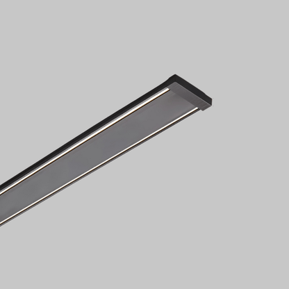 Custom Dawn Track Light System by Residence Supply with adjustable track and multiple light heads for customizable lighting.
