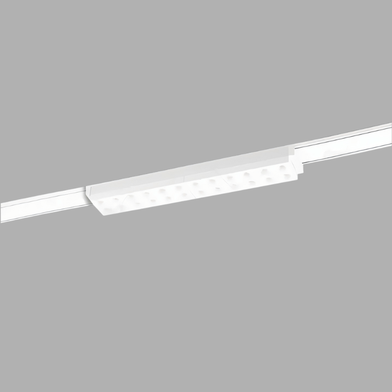 Custom Dawn Track Light System by Residence Supply, showing customizable track lighting components for a modern home lighting setup.