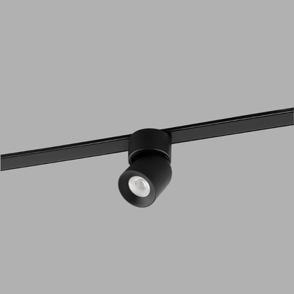 Custom Dawn Track Light System by Residence Supply, showing modular track lights with adjustable fixtures in a modern lighting setup.