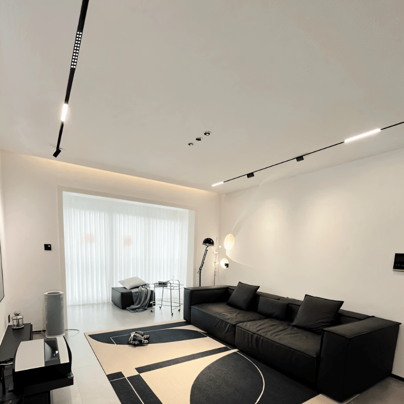 Custom Dawn Track Light System by Residence Supply with adjustable spotlights and modern design.