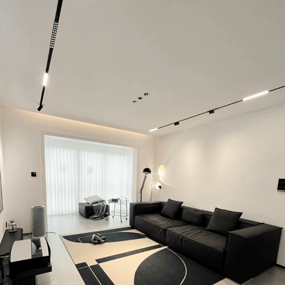 Custom Dawn Track Light System by Residence Supply with adjustable spotlights and modern design.