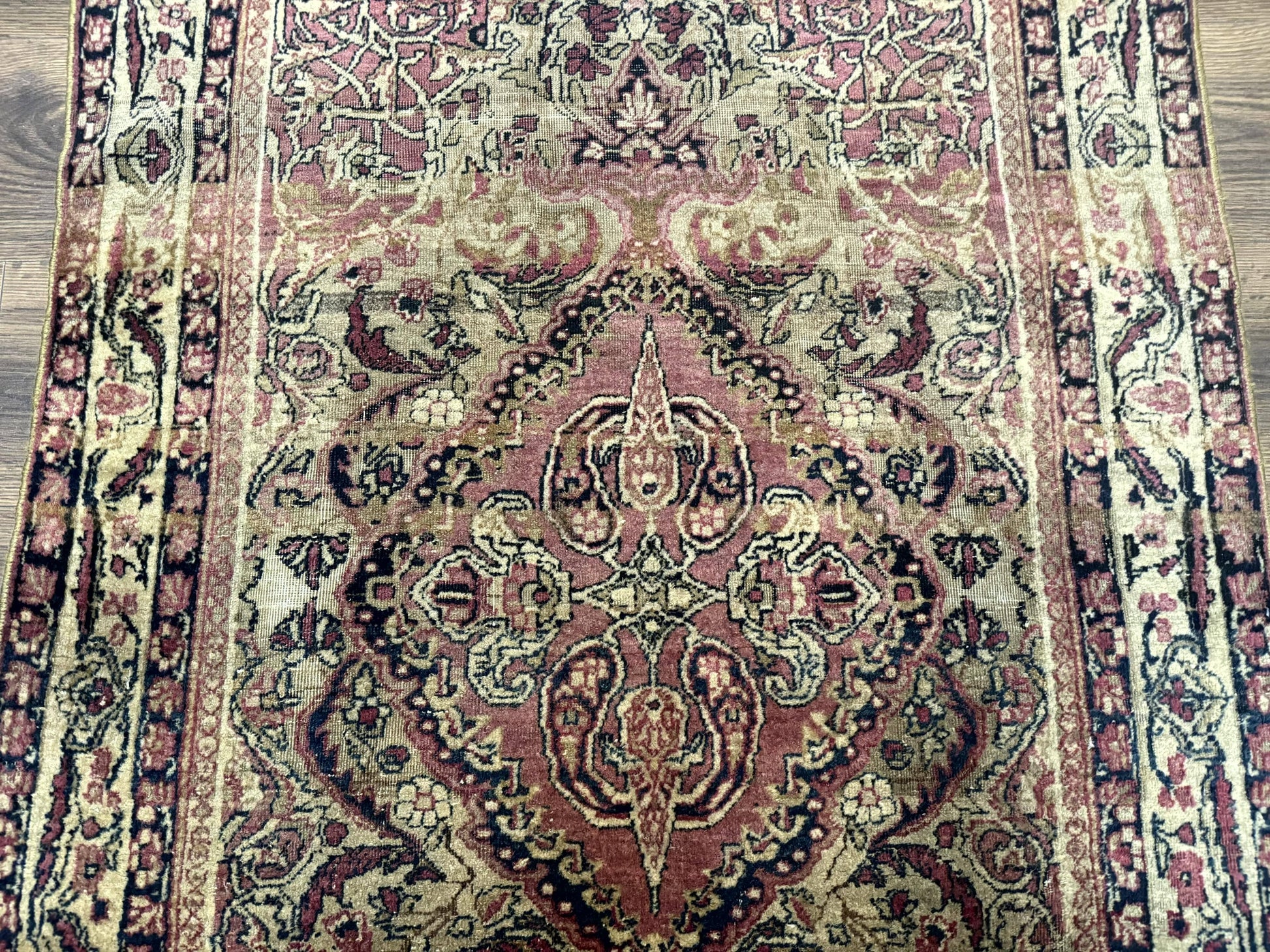 Antique Persian Lavar Rug 3x5, Persian Kerman Rug, Traditional Persian Carpet - Nuvé