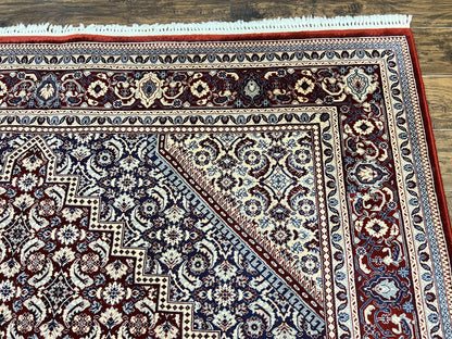 Karastan Rug 8x10, Kara Shah Red Bidjar, Belgium Power Loomed Rug, Wool Pile Karastan Rug, Vintage - Nuvé