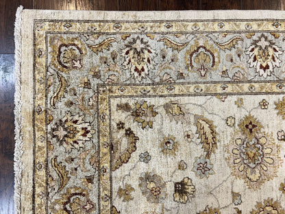 Peshawar Rug 8x10, Oushak Rug, Neutral Colors Hand Knotted Farmhouse Rug - Nuvé