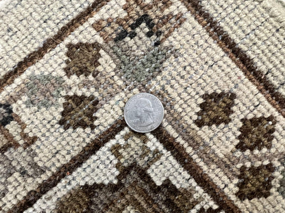 Indo Mahal Rug 6x9, Indian Carpet 6 x 9 ft, Light Green and Ivory, Floral Allover, Wool Oriental Carpet, Traditional Rug, Handmade - Nuvé