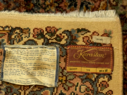 Karastan Kirman Rug #781, Antique Karastan Oriental Carpet 8.8 x 12, Wool Area Rug, Original Collection 700 Series, Rare Discontinued - Nuvé