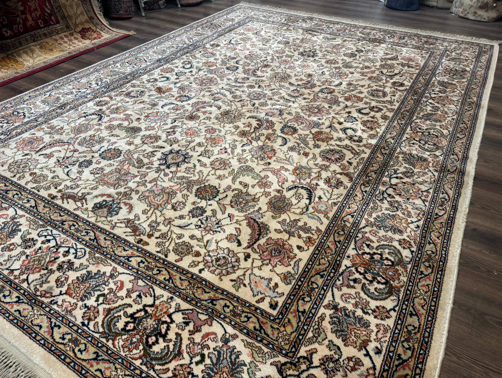 8.8 x 12 Karastan Tabriz Rug #738 Wool Vintage Discontinued Original 700 Series - Nuvé