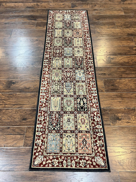 Panel Design Runner 2x8, Vintage Rug for Hallway, Multicolor, Nourison Rug - Nuvé