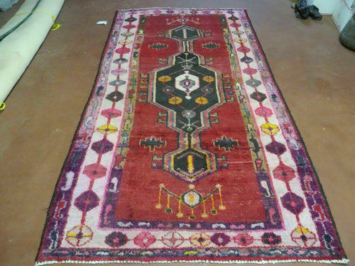 4' X 8' Antique Handmade Turkish Caucasian Kazak Design Wool Rug Veg Dyes Nice - Nuvé