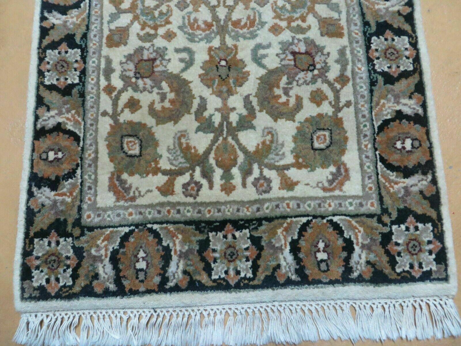 2' X 3' Handmade Indian Wool Rug Carpet Nice - Nuvé