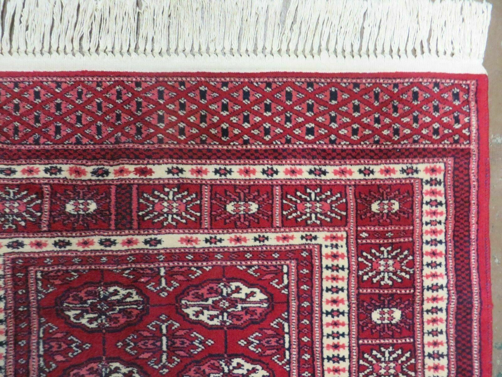 3' X 5' Vintage Fine Handmade Turkoman Bokhara Yamud Rug Carpet Nice - Nuvé