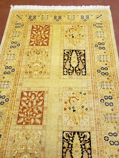 3' 2" x 12 ' 6" Pak Persian Safavieh Runner Haji Jalil Fine Runner Rug 3ft Runner 12ft Runner 13ft Runner Panel Design Runner Hand-Knotted - Nuvé