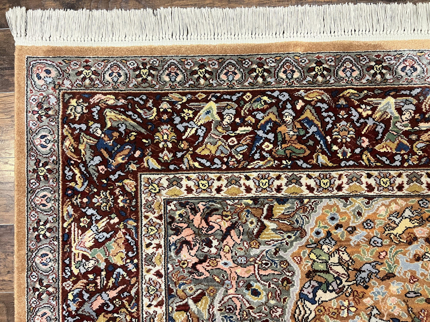 Karastan Rug 8.8 x 12 Persian Hunting Rug #723, Wool Pile - Nuvé