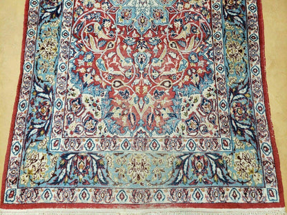 3' 5" X 5' 8" Vintage Handmade Turkish Wool Rug Carpet Vegetable Dyes Nice Red - Nuvé