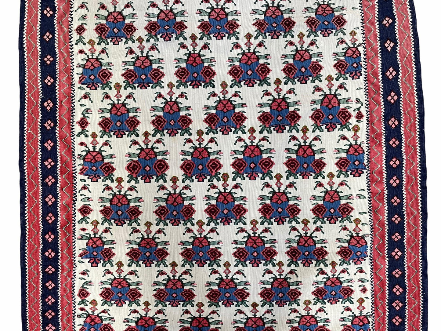 3x5 Vintage Kurdish Senneh Kilim Rug 3 x 5 Heirloom Rug Flatweave Antique Rug Playroom Rug Collectible Rug Beige Kilim - Nuvé