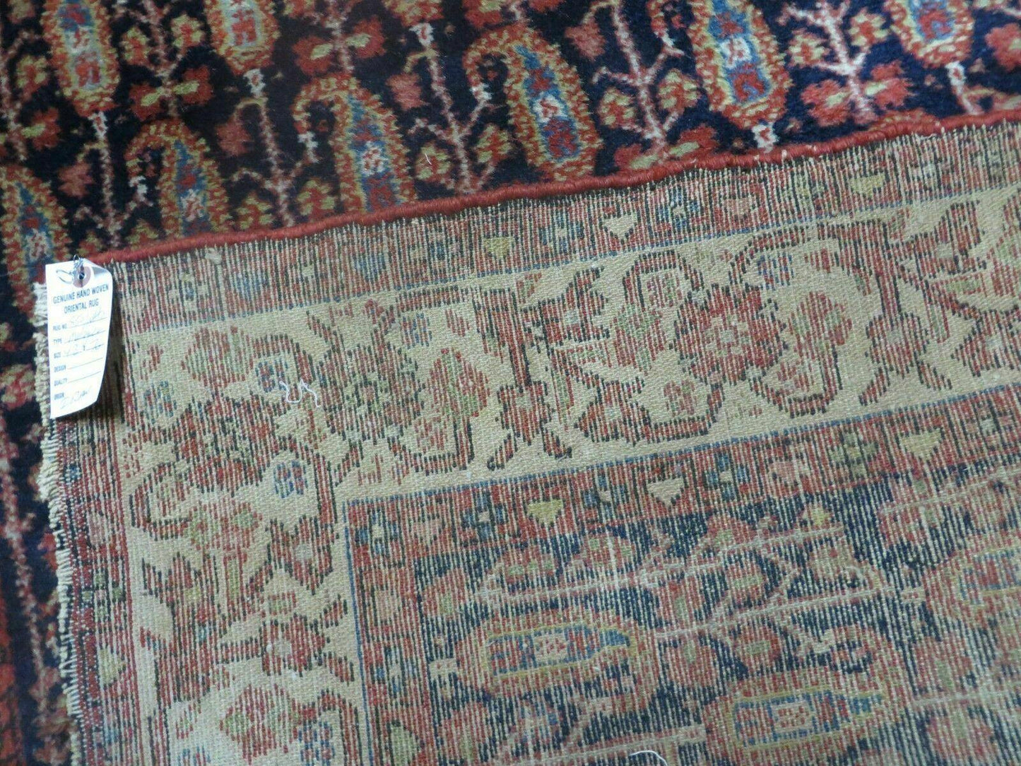 4' X 6' Antique Handmade Turkish Sivas Wool Rug Vegetable Organic Dye Nice Blue - Nuvé