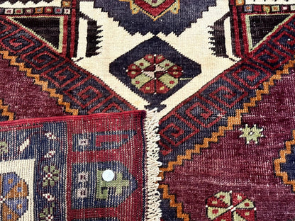 Turkish Kazak Rug 5x7, Geometric - Nuvé