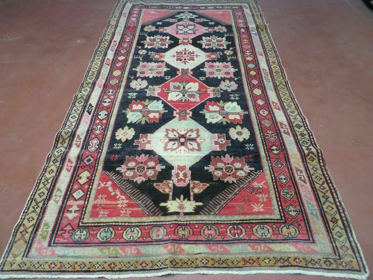5' X 9' Antique Karabagh Caucasian Rug Handmade Wool Carpet Organic Dyes Nice